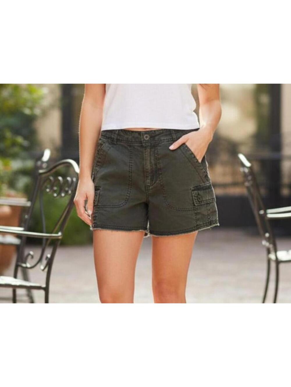 Women's Witty Fox Cutoff Cargo Shorts